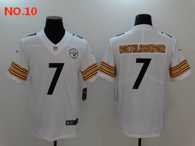 Men's Pittsburgh Steelers #7 Ben Roethlisberger Jersey NO.10;